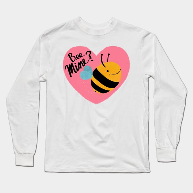Bee Mine? Long Sleeve T-Shirt by avadoodle